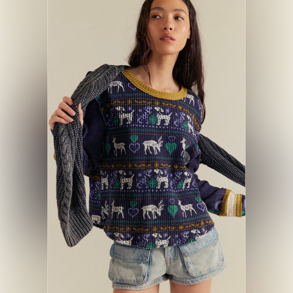 🇺🇸Firm Price🇺🇸we the free blissful layering top
